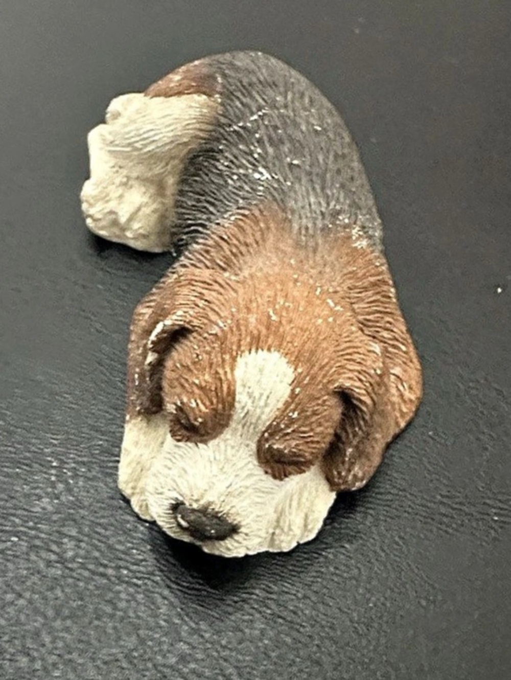 Vintage 1987 Sandicast Lil Snoozers Sleeping Beagle Puppy Figurine S05